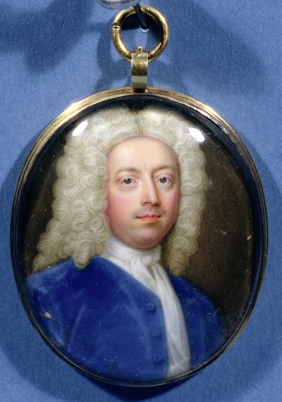 Miniature of Joseph Addison (1672-1719) by Christian Friedrich Zincke